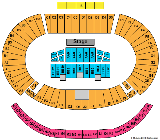 National Stadium at Hampden Park Paul McCartney Seating Chart